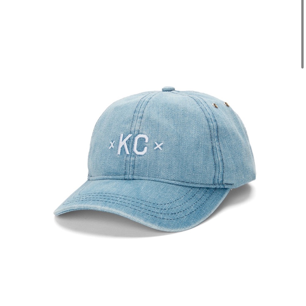Made Mobb xKCx DAD HAT BLUE DENIM Kansas City Baseball Cap